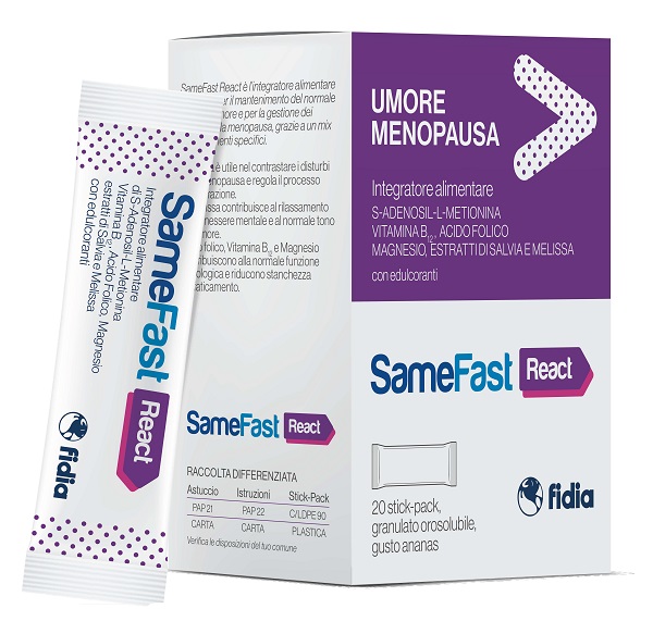 SAMEFAST REACT 20 STICK PACK - UniversoFarmacie.it