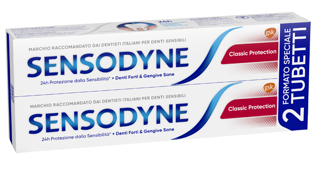 SENSODYNE CLASSICO PROTECTION 2 X 75 ML - UniversoFarmacie.it