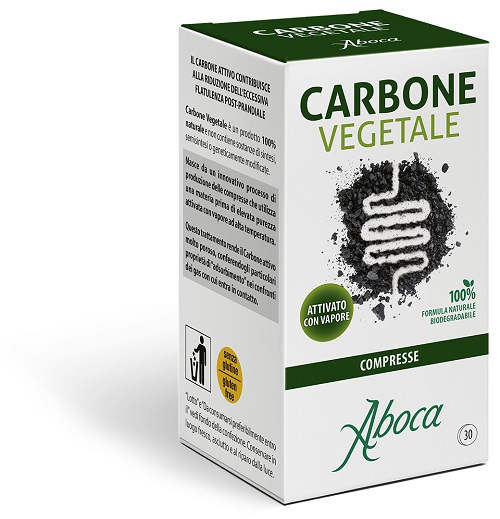CARBONE VEGETALE 30 COMPRESSE - UniversoFarmacie.it