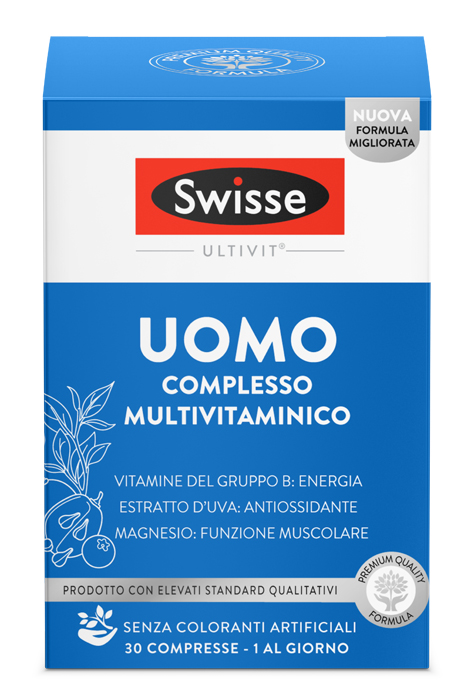 SWISSE MULTIVITAMINICO UOMO 30 COMPRESSE - UniversoFarmacie.it