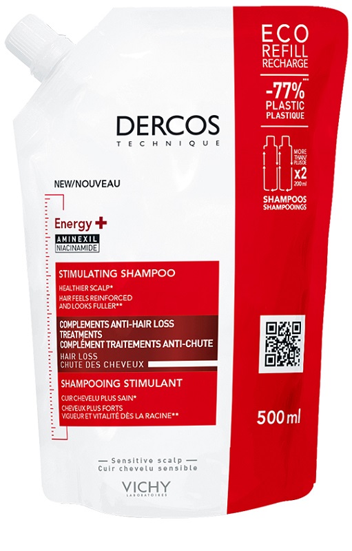 DERCOS ECO RICARICA ENERGIZZANTE 500 ML - UniversoFarmacie.it