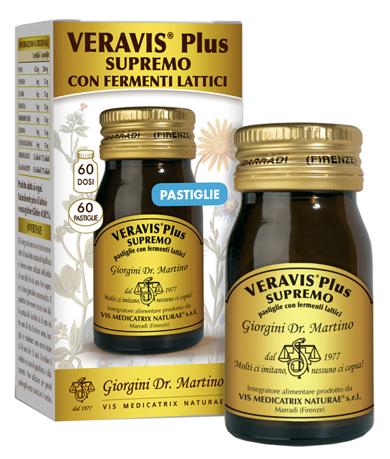VERAVIS PLUS SUPREMO 60 PASTIGLIE FERMENTI LATTICI - UniversoFarmacie.it