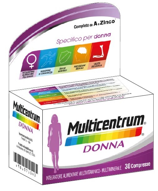 MULTICENTRUM DONNA 30 COMPRESSE - UniversoFarmacie.it
