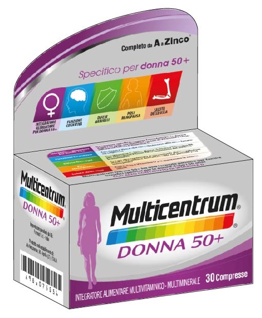MULTICENTRUM DONNA 50+ 30 COMPRESSE - UniversoFarmacie.it