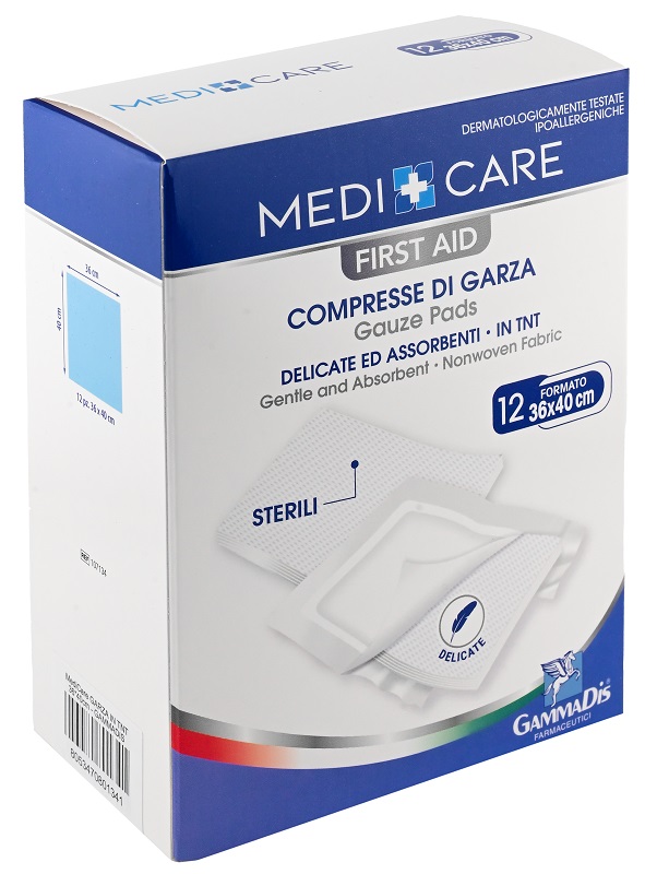 GARZA MEDICARE TNT 36X40 CM 12 PEZZI - UniversoFarmacie.it