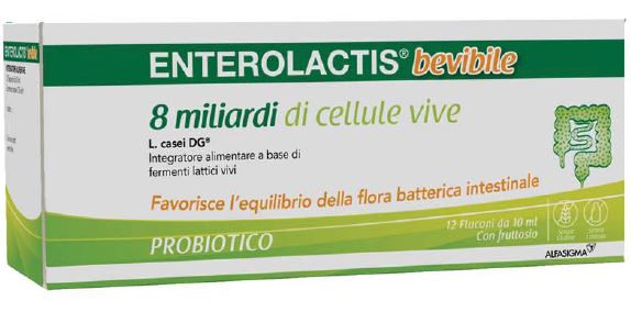 ENTEROLACTIS BEVIBILE 12 FLACONCINI X 10 ML - UniversoFarmacie.it