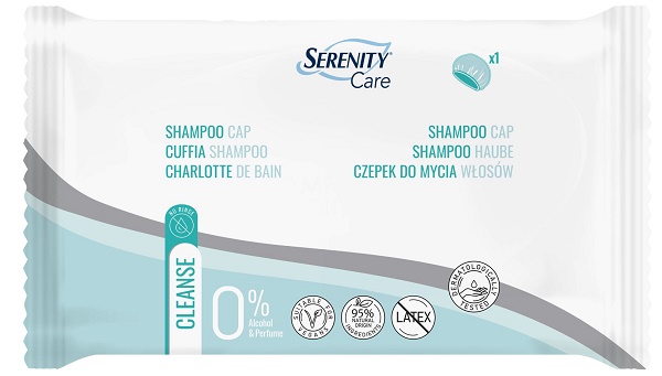 SERENITY CARE CUFFIA SHAMPOO CAPELLI ADATTA A PERSONE CON RIDOTTA MOBILITA' - UniversoFarmacie.it