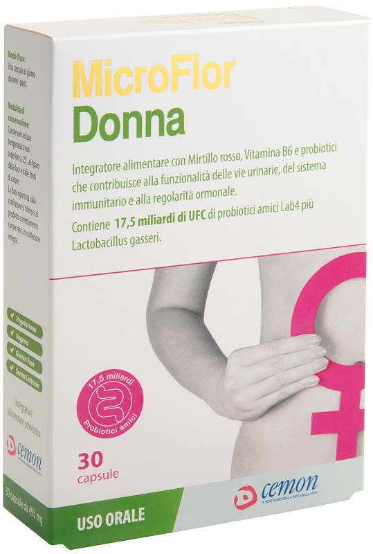 MICROFLOR DONNA 30 CAPSULE - UniversoFarmacie.it