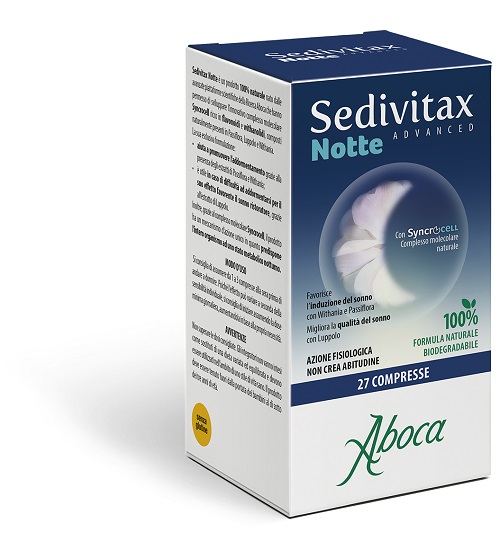 SEDIVITAX NOTTE ADVANCED 27 COMPRESSE - UniversoFarmacie.it